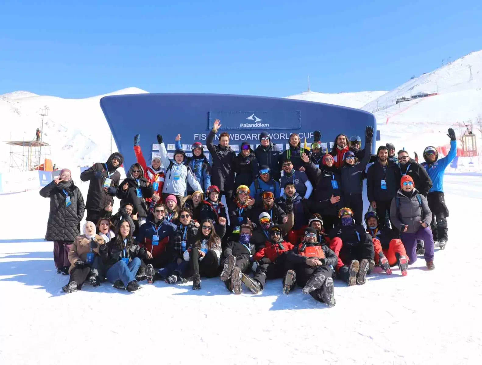 Erzurum’da FIS Dünya Snowboard Kupası Heyecanı yaşandı