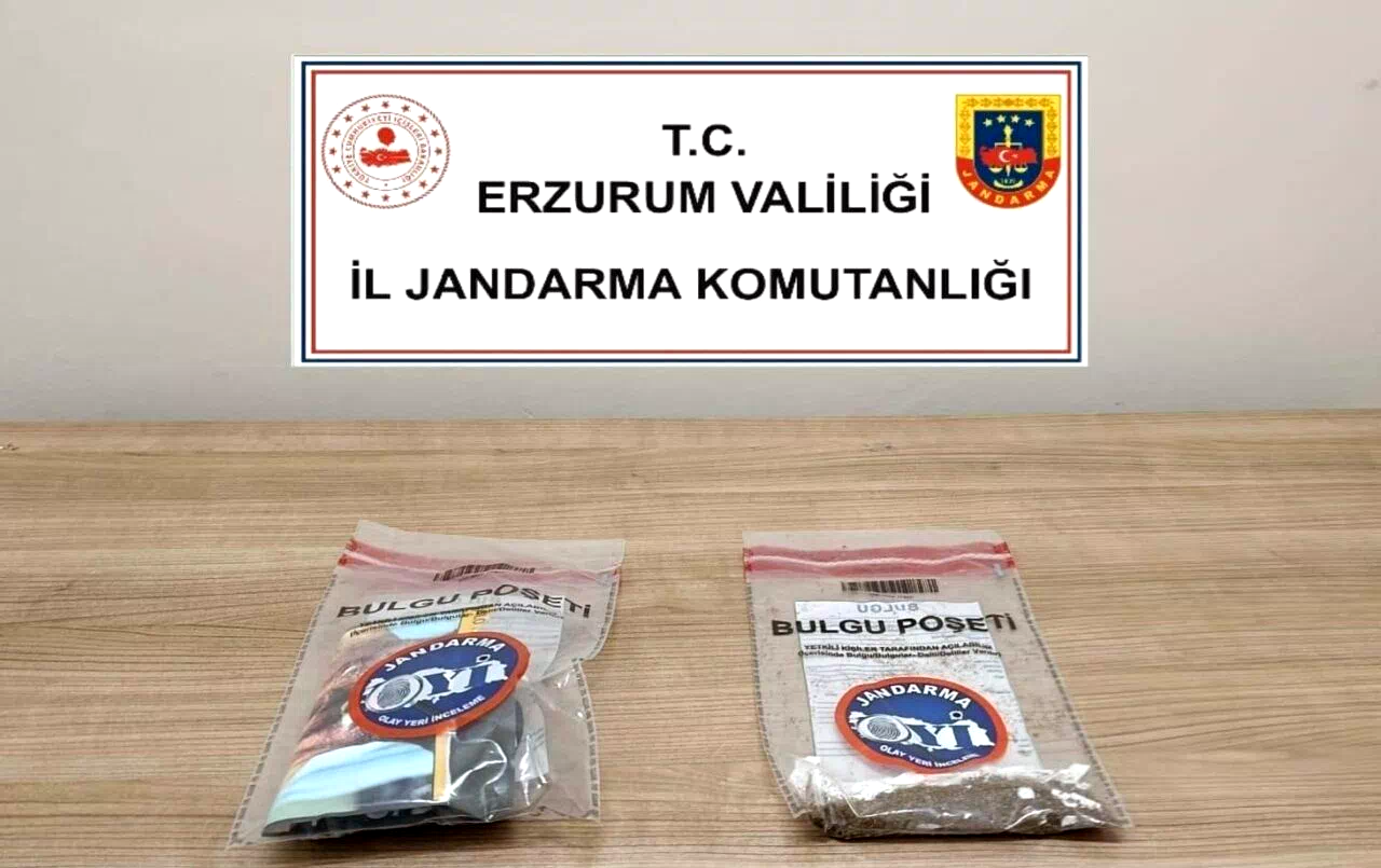 Erzurum’da narkotik operasyona 6 tutuklama