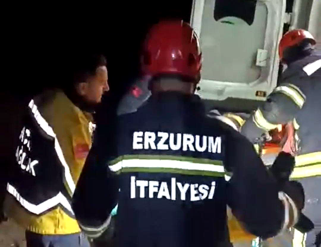 Erzurum’da otomobil şarampole uçtu: 1 yaralı
