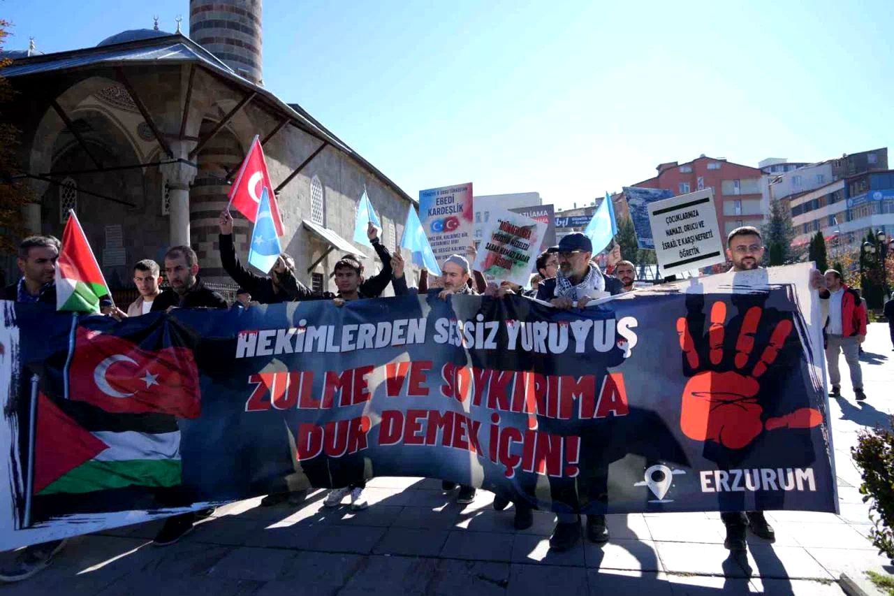 Erzurum’da sağlıkçıların 103 haftalık yürüyüşü sürüyor