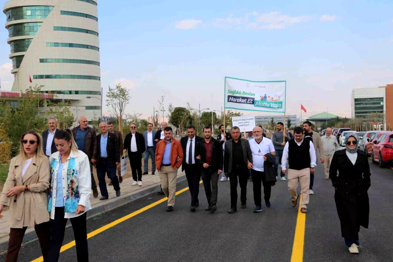 Erzurum’da sağlıklı yaşam mesajı