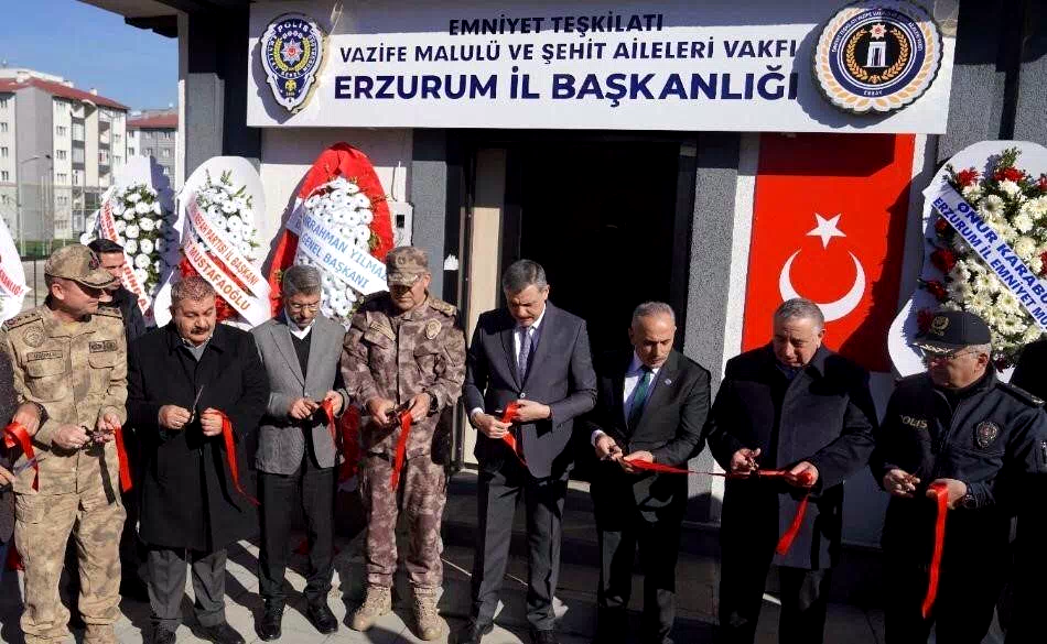 Erzurum’da şehit aileleri ve gazilere yeni hizmet binası