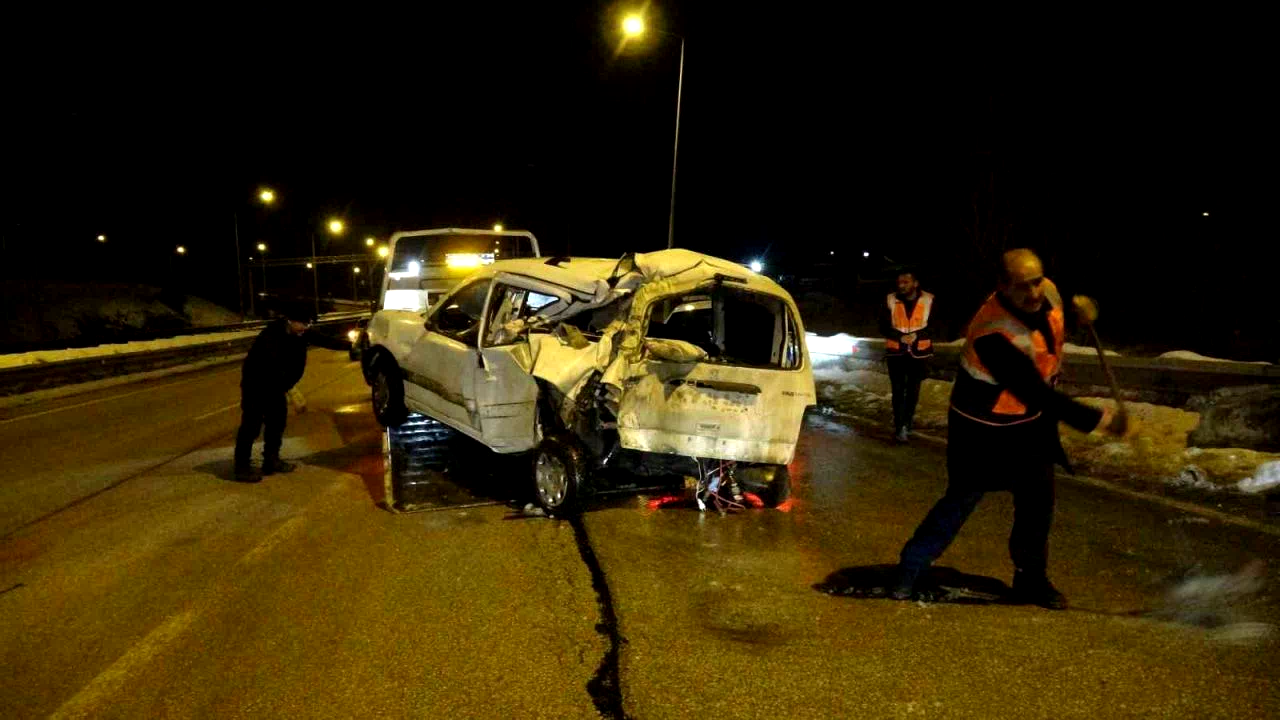 Erzurum’da trafik kazası: 2 yaralı