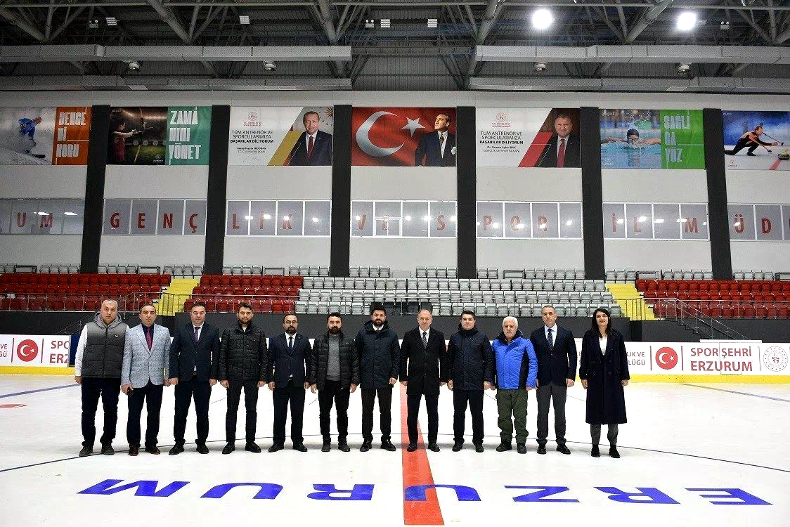 Erzurum GSİM buz salonlarının çehresini değiştiriyor