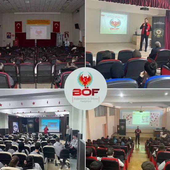 ERZURUM POLİSİ ÖĞRENCİLERE TERÖR BİLGİLENDİRME PROGRAMLARI DÜZENLEDİ.