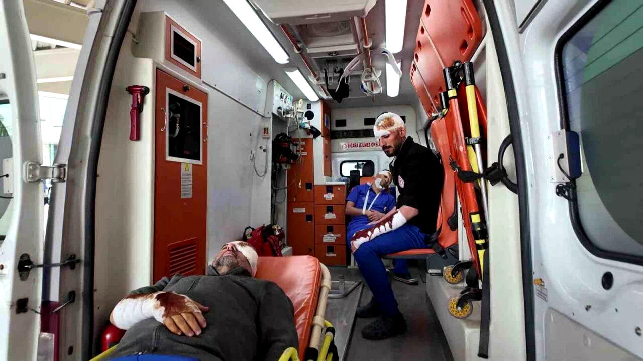 Erzurum Şehir Hastanesi’nde gerçeği aratmayan tatbikat