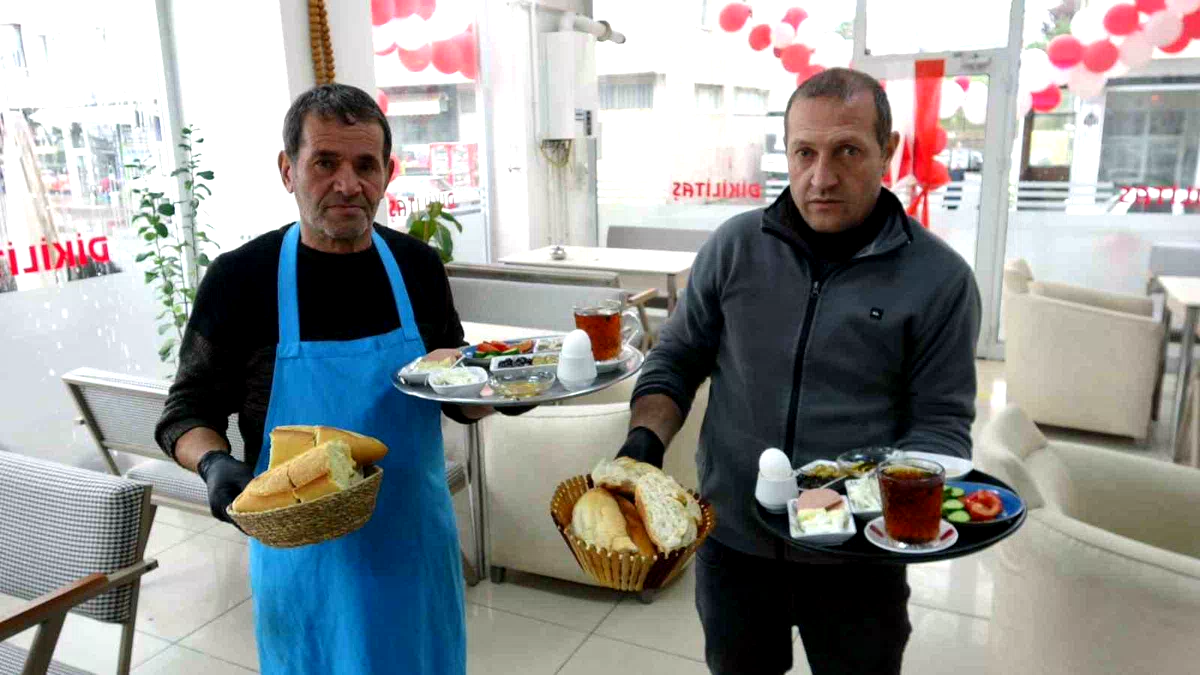 Erzurum’da 150 TL’lik serpme kahvaltı ilgi odağı