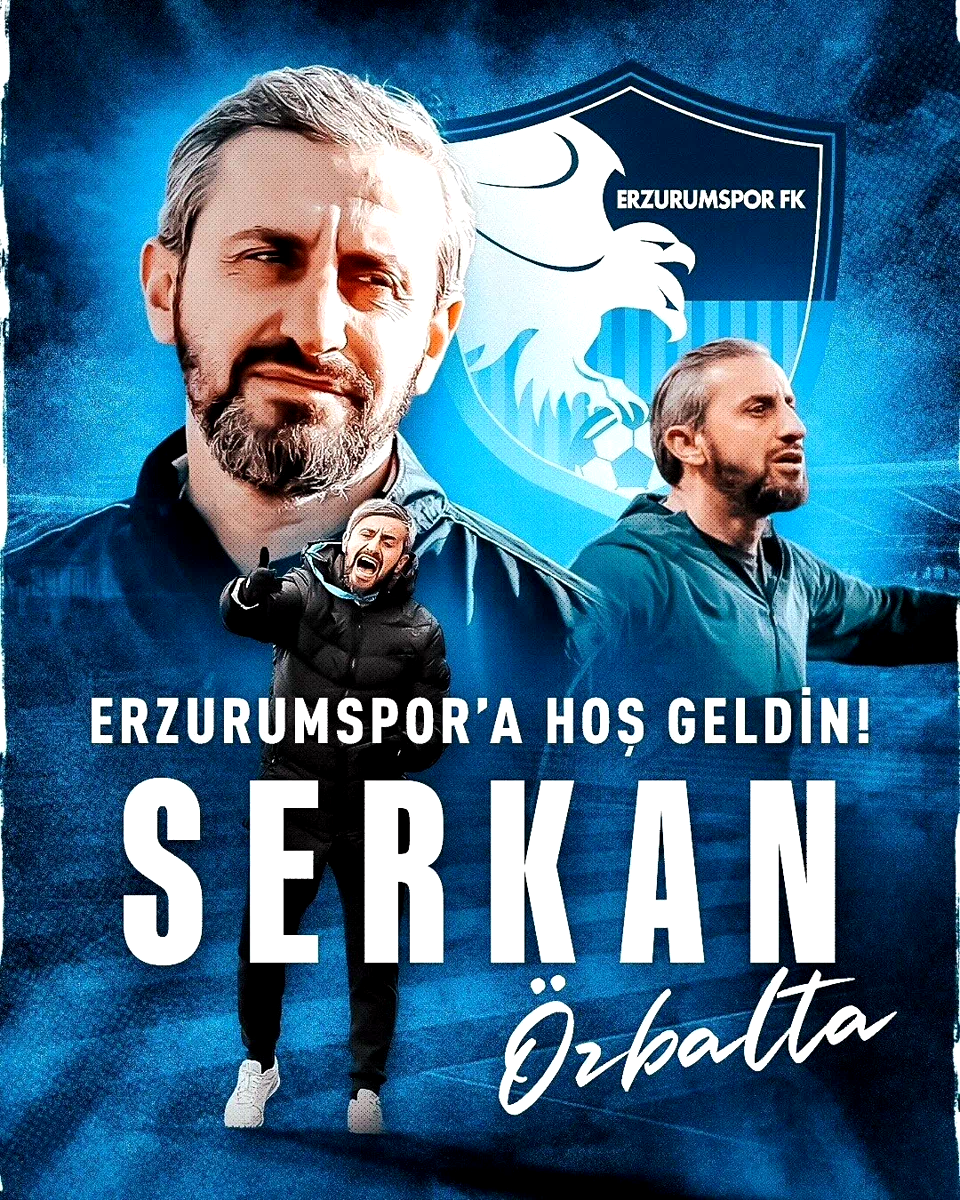 Erzurumspor’da Serkan Özbalta dönemi
