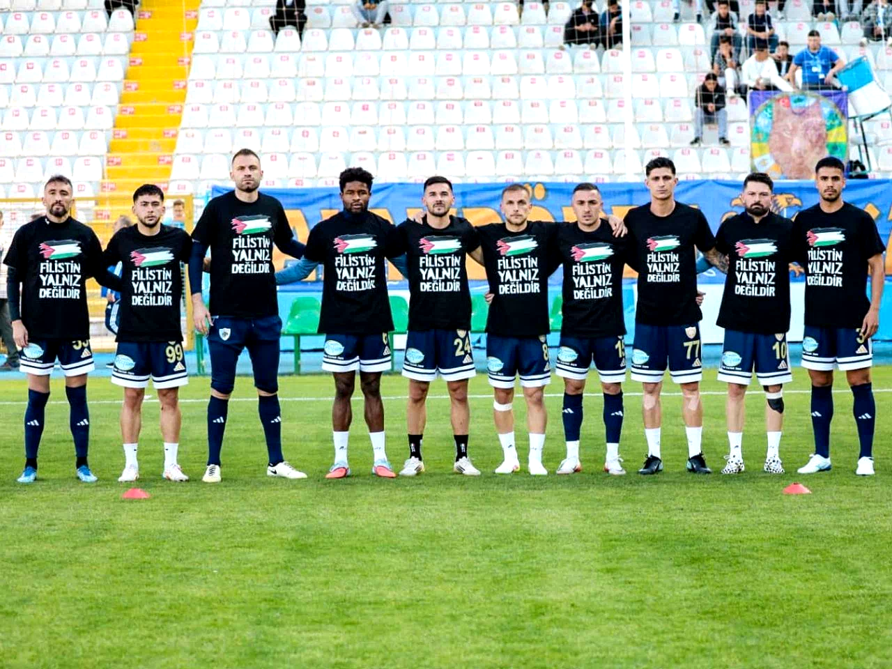 Erzurumspor’dan Filistin’e destek çağrısı