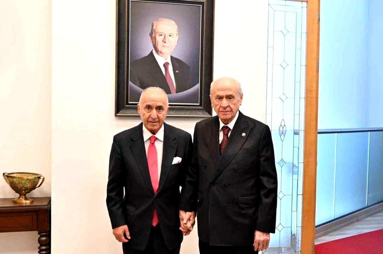 Eski CHP Genel Başkanı Çetin’den MHP lideri Bahçeli’ye ziyaret