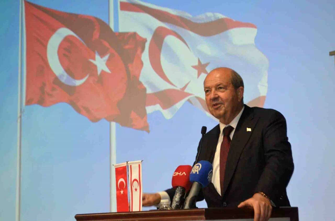 Eski KKTC Cumhurbaşkanı Tatar: “Ana vatan, yavru vatan, mavi vatan ve gök vatan anlayışıyla geleceğe güçlü adımlarla yürüyoruz”