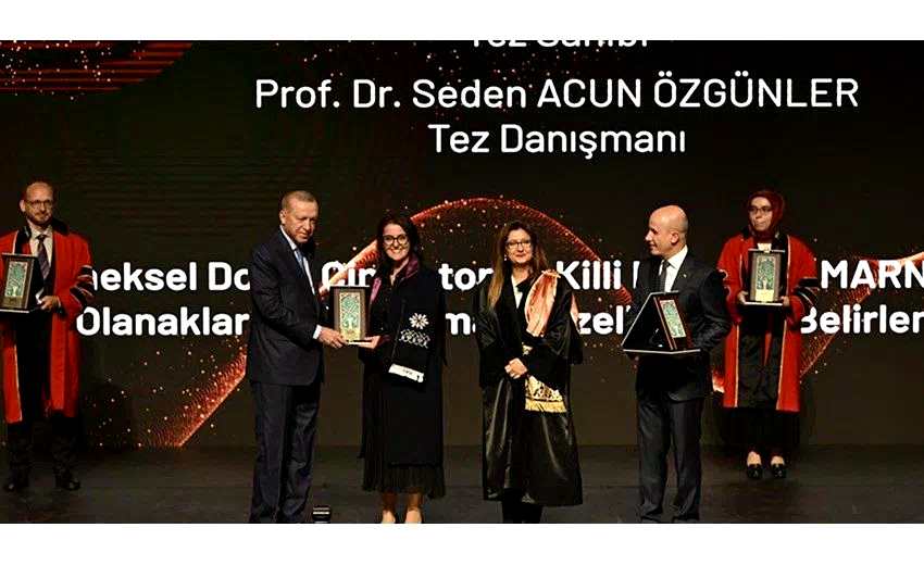 ETÜ’lü akademisyene Cumhurbaşkanı Erdoğan’dan üstün başarı ödülü