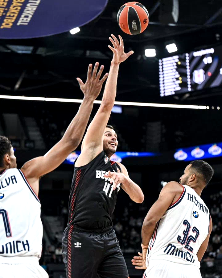 Euroleague: Beşiktaş: 95 - Bayern Münih: 87