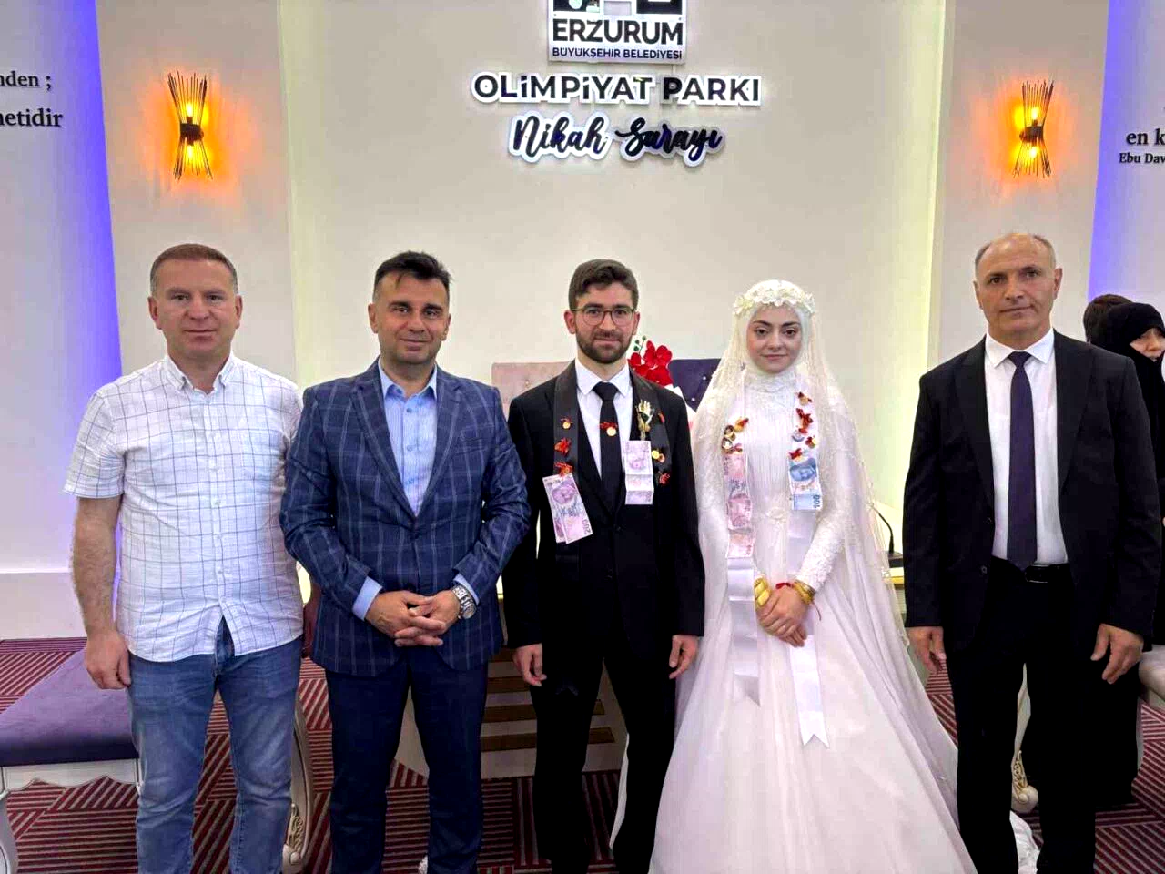 “Evlenecek gençlerin desteklenmesi” Projesi kapsamında 375’nci çift mutluluğa “evet” dedi