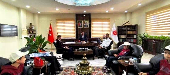 Faik Güngör Ortaokulundan din görevlilerine anlamlı ziyaret