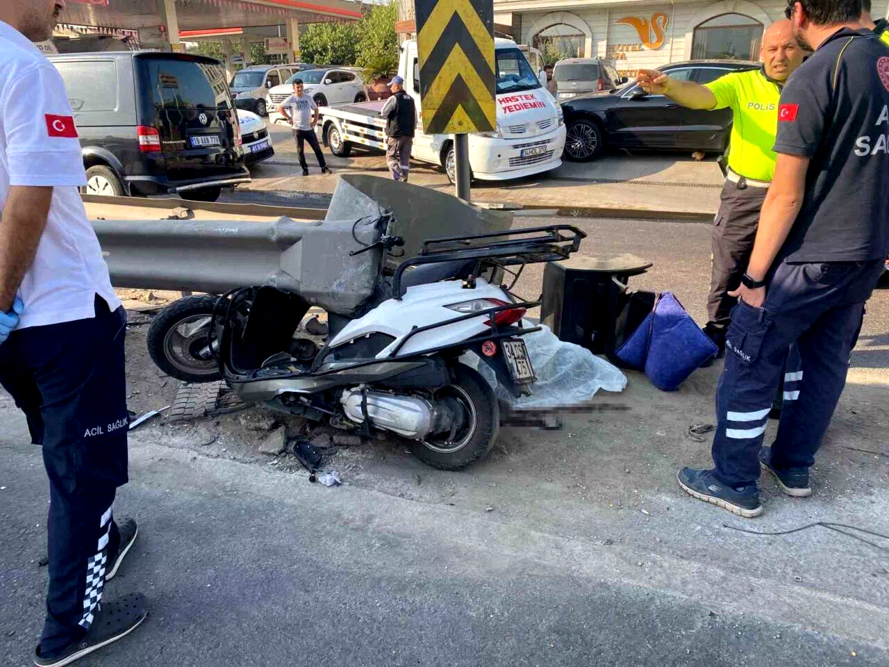 Feci kazada ölen motosiklet sürücüsünün kimliği belli oldu