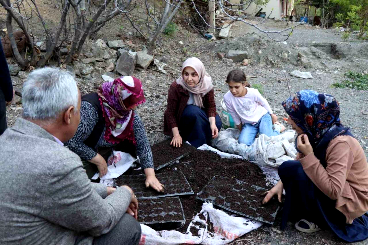Fidelerini kendileri yetiştiriyorlar