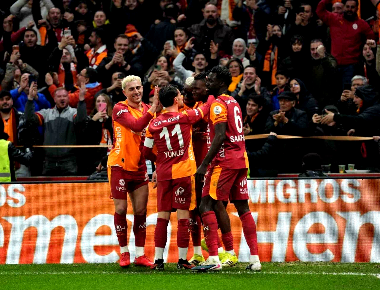 Galatasaray’dan ligde 3 maçlık galibiyet serisi