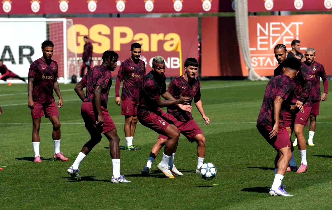 Galatasaray, Eintracht Frankfurt maçı hazırlıklarını tamamladı