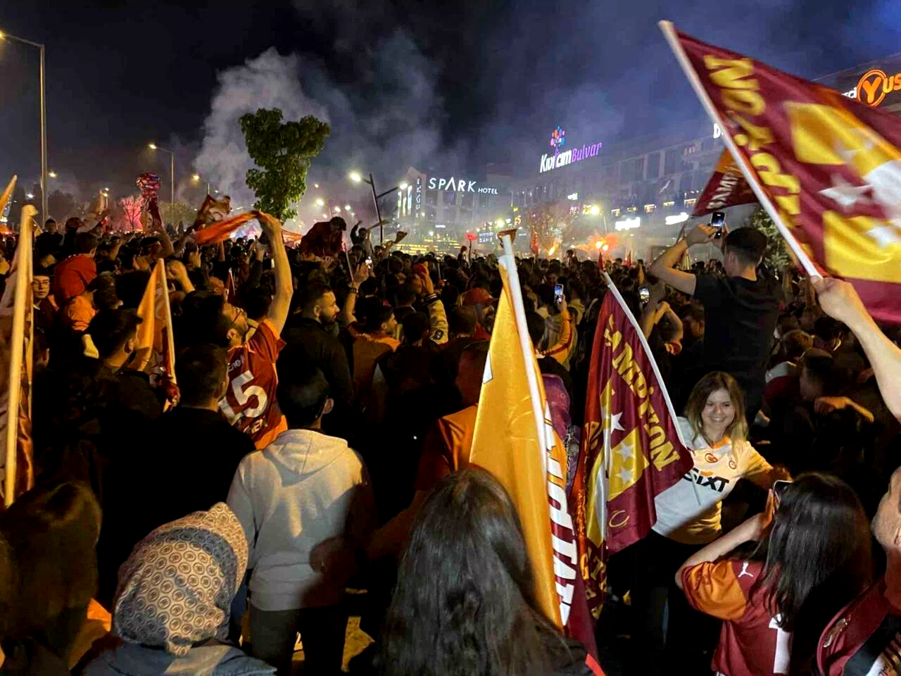 Galatasaray’ın şampiyonluğu Konya’da coşkuyla kutlandı