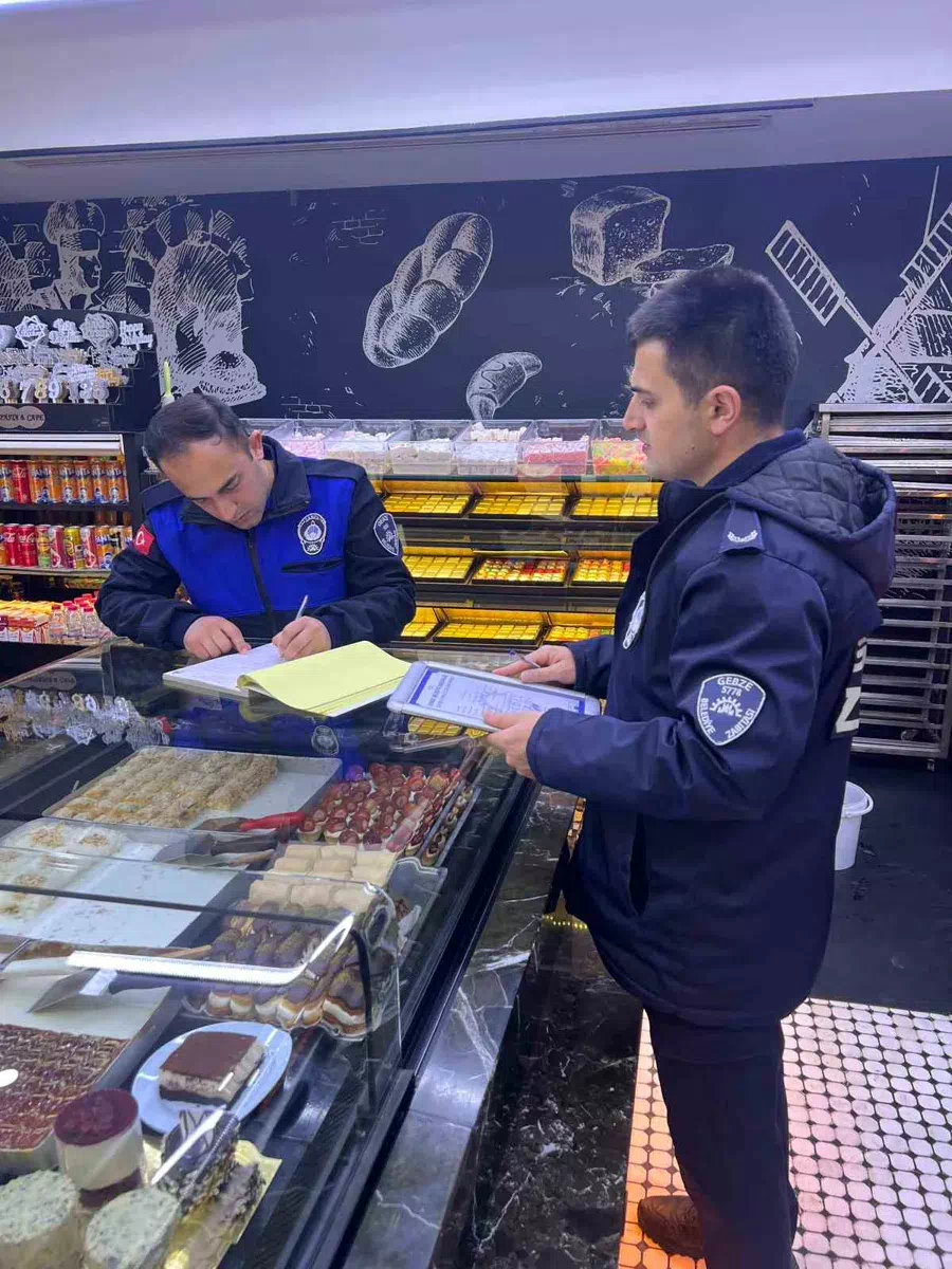 Gebze’de Bayram Öncesi Hijyen Denetimi Yapıldı