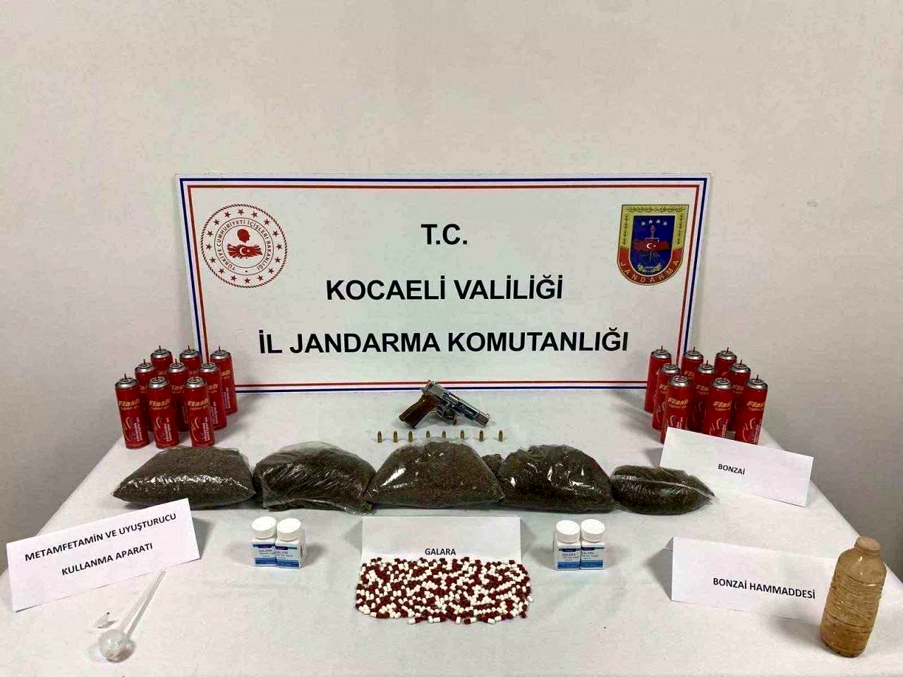 Gebze’de uyuşturucu operasyonunda 1 kişi tutuklandı