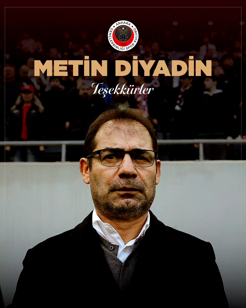 Gençlerbirliği, Metin Diyadin ile yollarını ayırdı