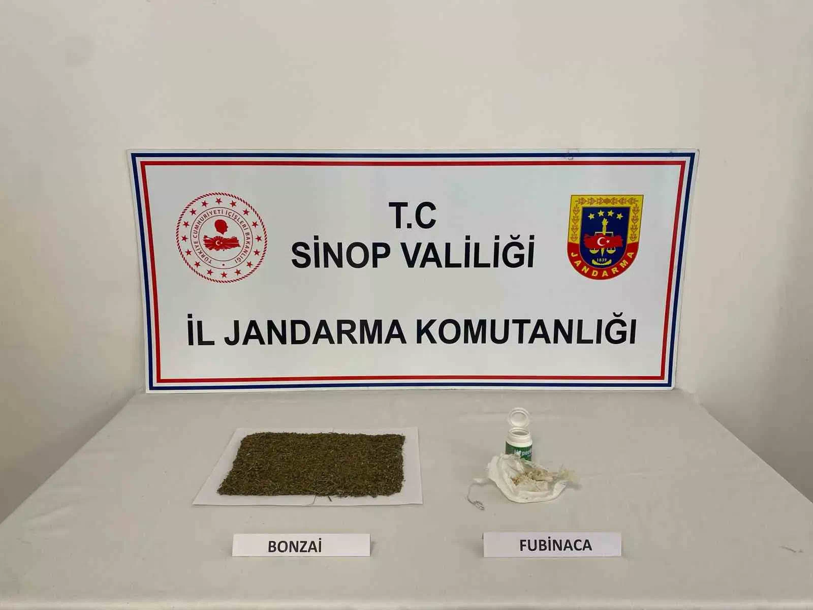 Gerze’de Uyuşturucu Operasyonu: 78,72 Gram Bonzai ve 11,80 Gram Fubinaca Ele Geçirildi