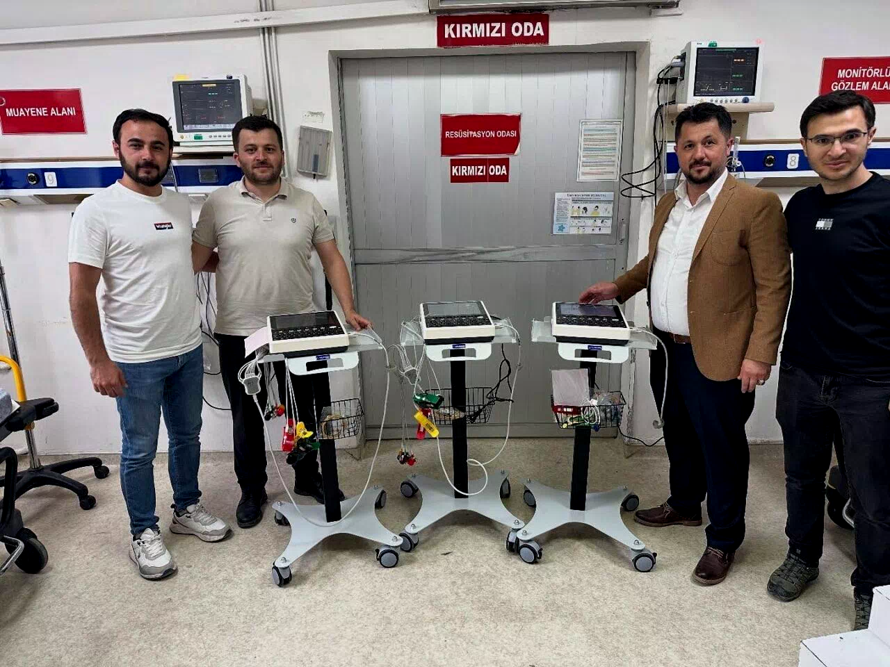 Gerze Devlet Hastanesi’ne 12 kanallı dijital EKG cihazı