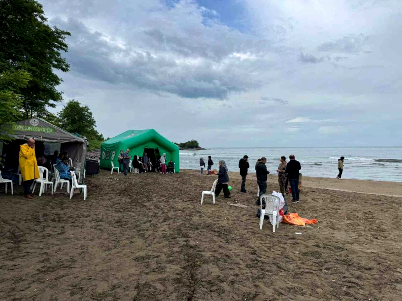 Giresun’da denizde kaybolan çocuğu arama çalışmaları devam ediyor