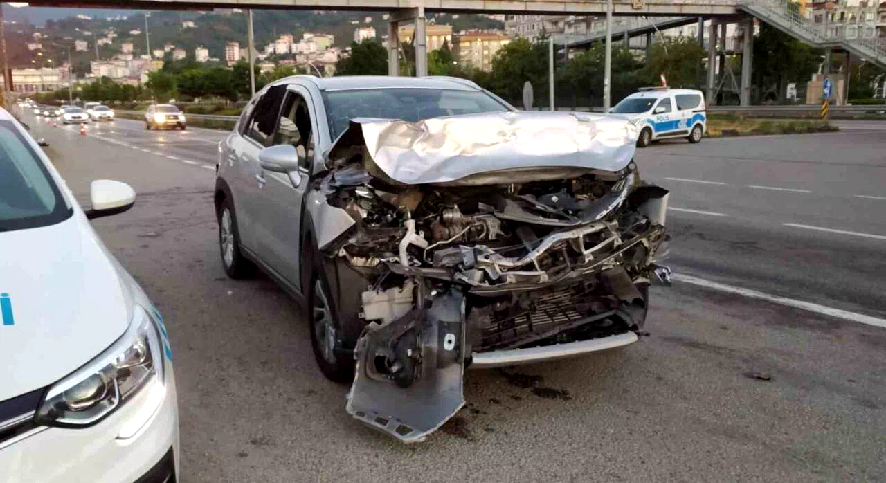 Giresun’da iki ayrı trafik kazasında 7 kişi yaralandı