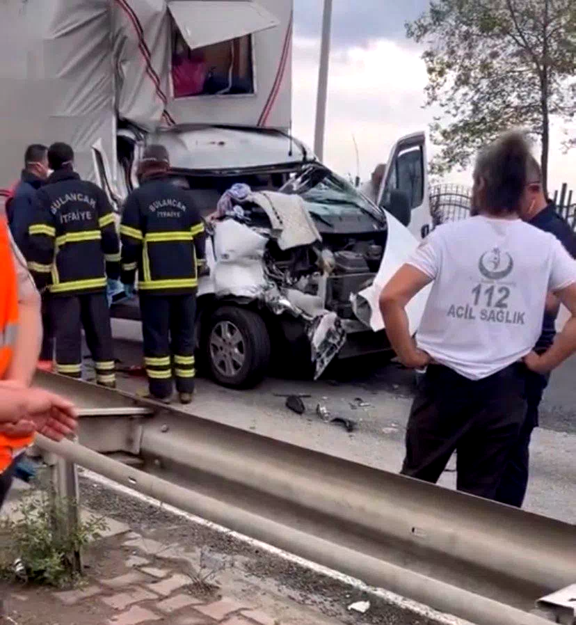 Giresun’da trafik kazası : 1 ölü,1 yaralı