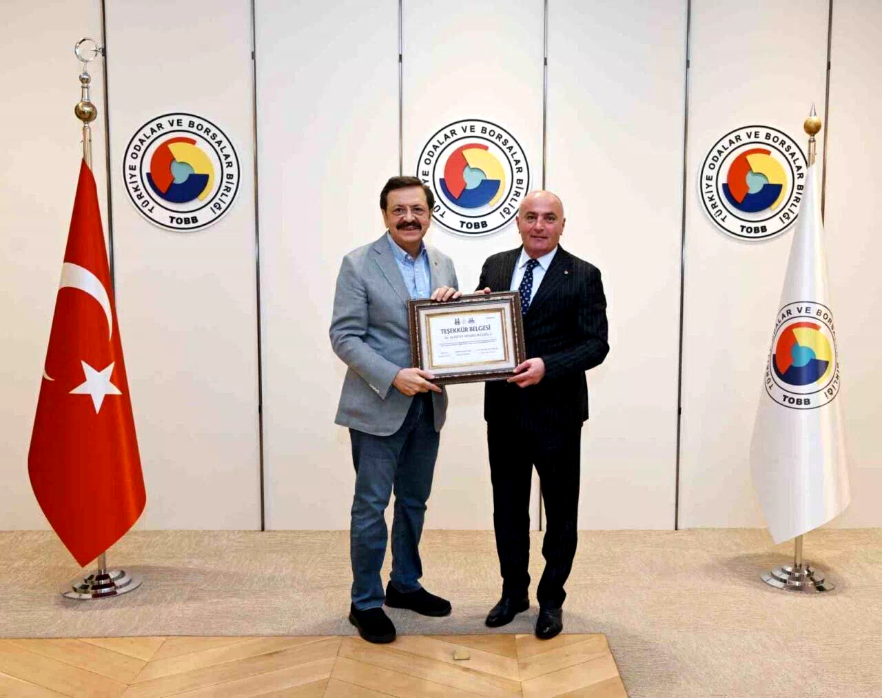 Hisarcıklıoğlu’na Palandöken Ekonomi Forumu teşekkürü