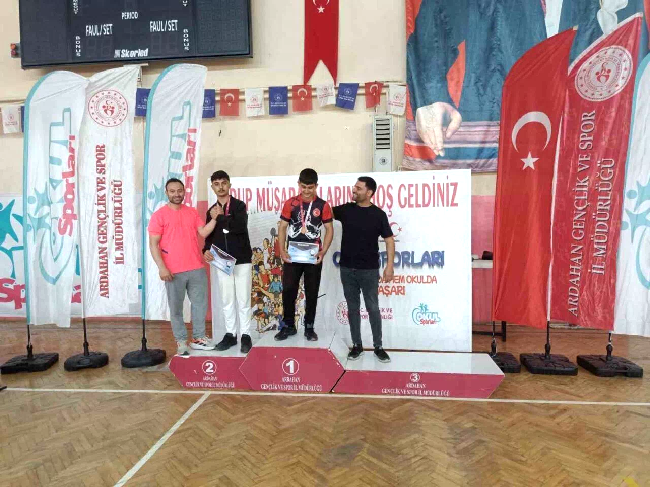 Horasanlı bilek güreşçilerin başarısı
