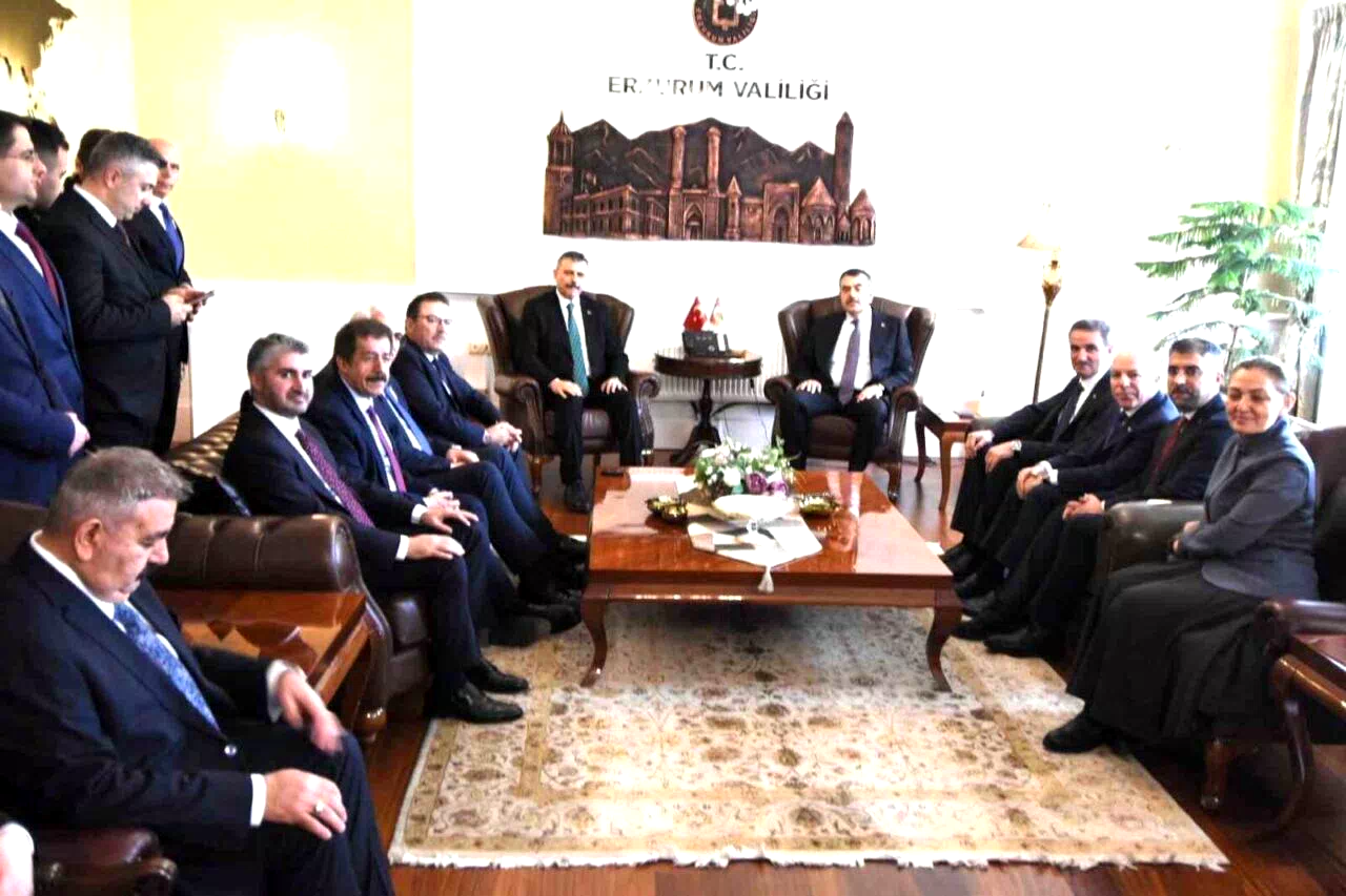İçişleri Bakanı Çiftçi ve Milli Eğitim Bakanı Tekin Erzurum’da