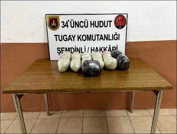 İran hudut hattında 14 bin 342 gram uyuşturucu madde ele geçirildi