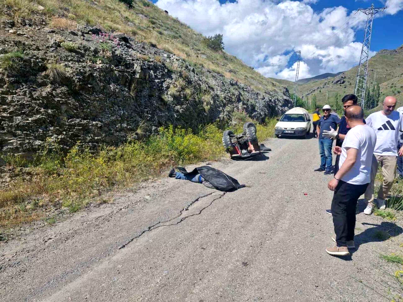 İspir’de kahreden kaza: ATV’den düşen şahıs hayatını kaybetti