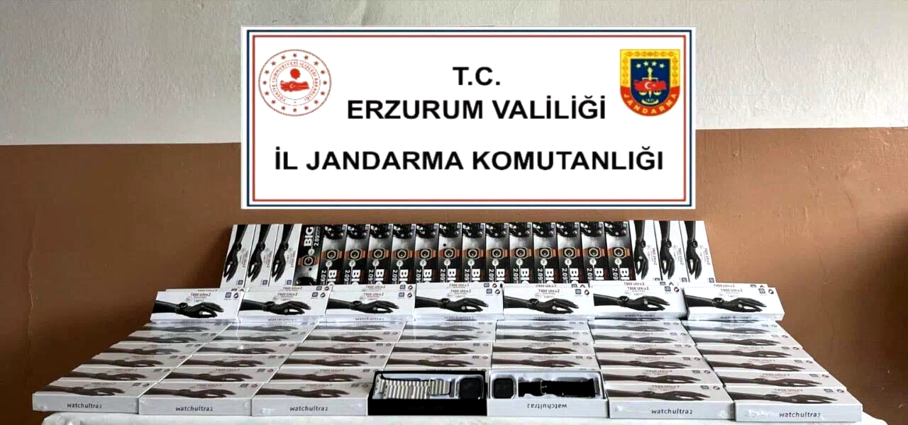 Jandarmadan akıllı saat operasyonu