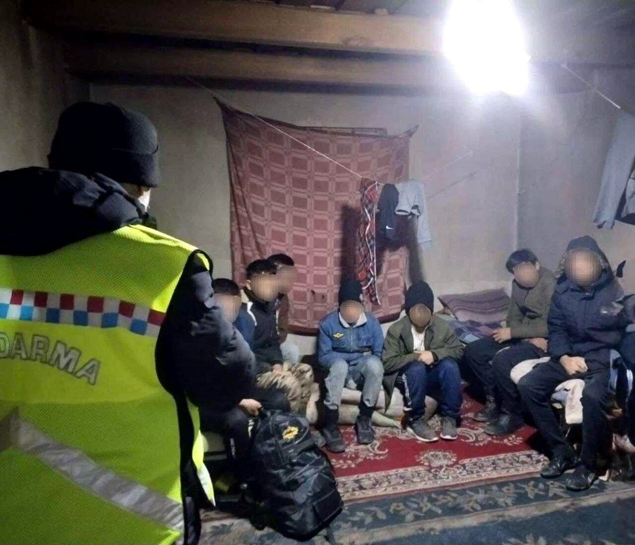 Jandarmadan göçmen operasyonu