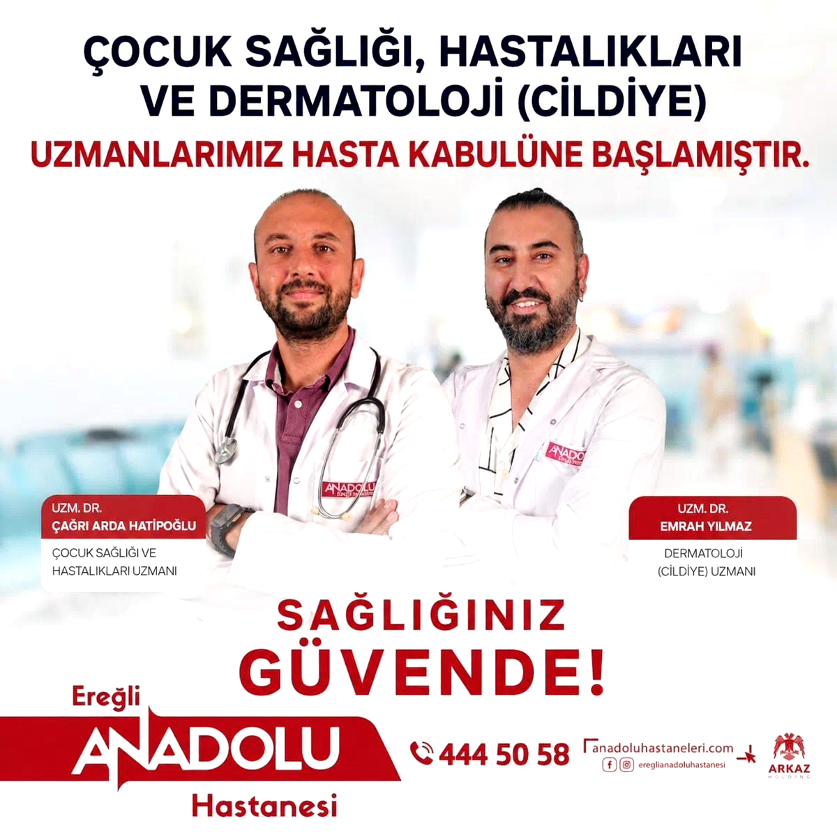 Karadeniz Ereğli’de hekim kadrosu güçleniyor