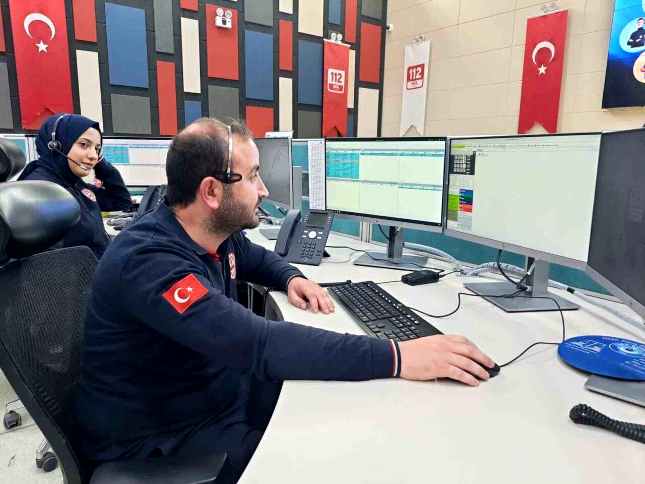 Kars’ta 112 Acil Çağrı Merkezi 2024 yılında 333 bin 778 çağrı aldı