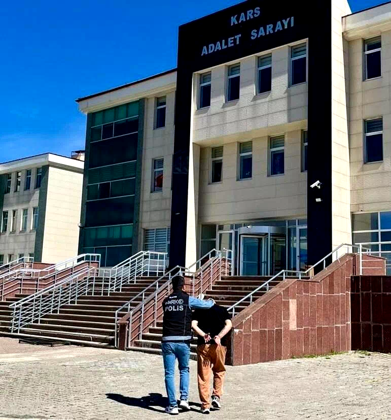 Kars’ta 17 yıl hapis cezası bulunan 1 kişi yakalandı