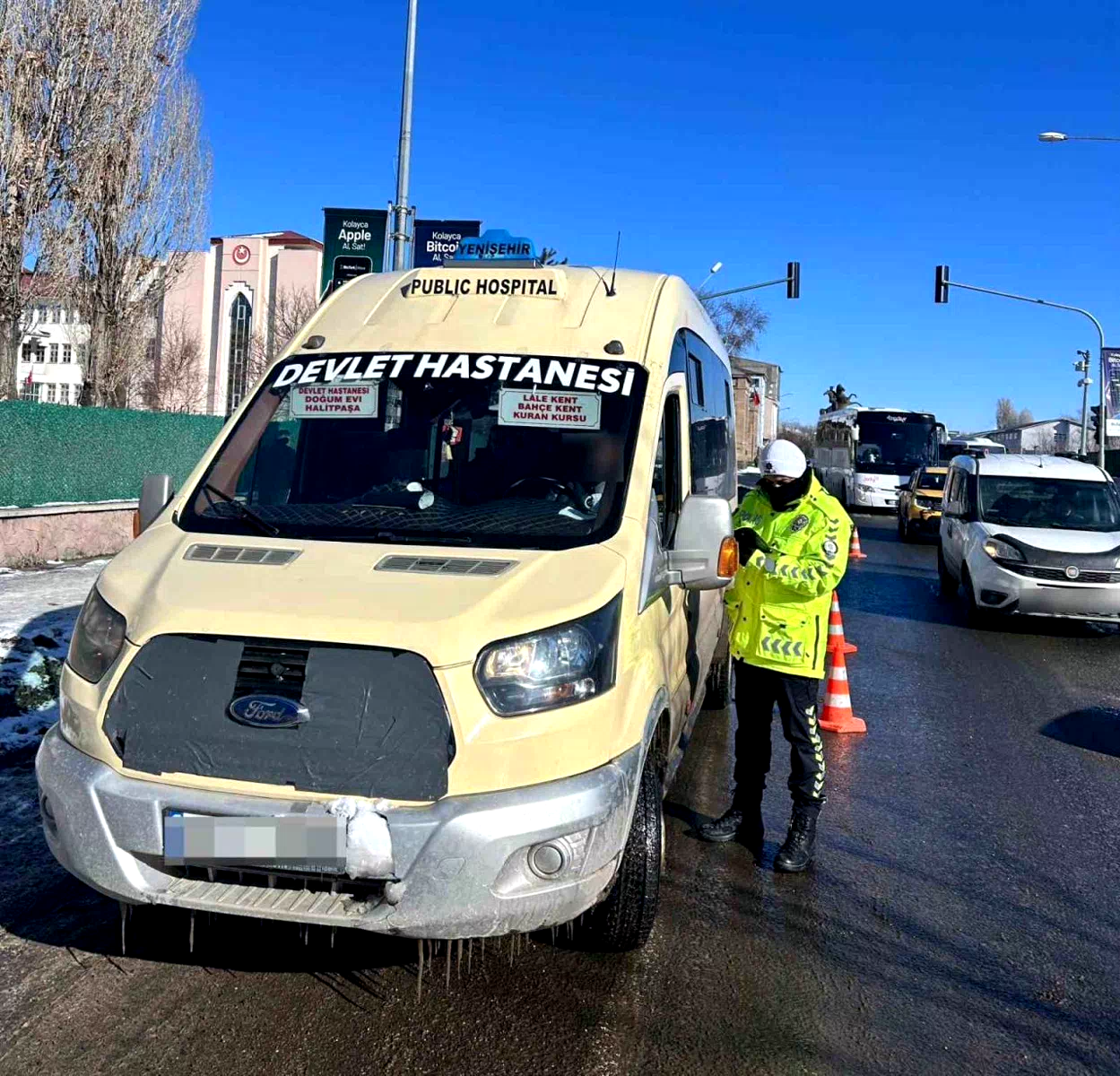Kars’ta toplu taşıma araçlarına sıkı denetim