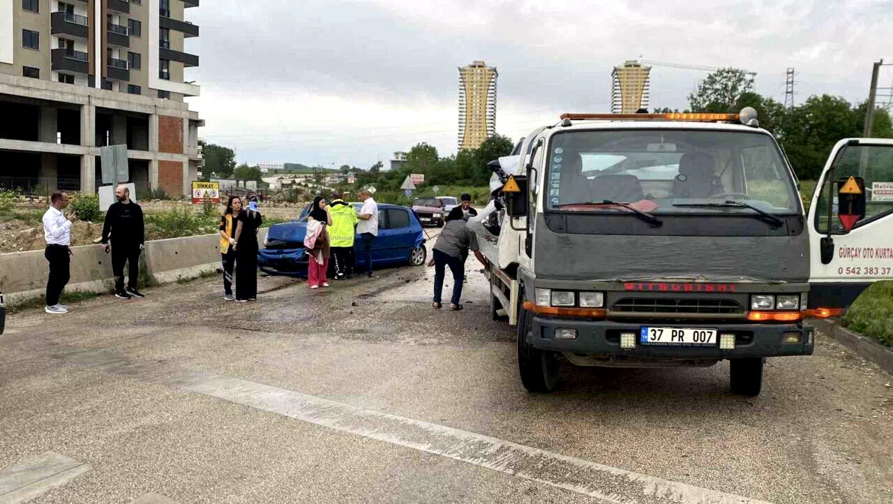 Kastamonu 5 araçlı zincirleme kaza: 5 yaralı