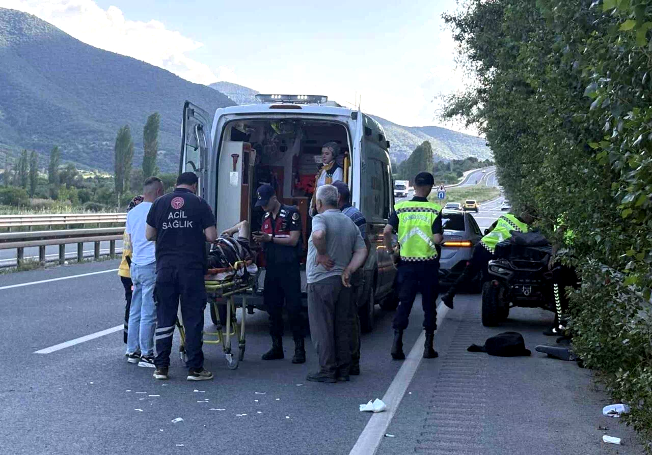 Kastamonu’da ATV kazası: 1 yaralı