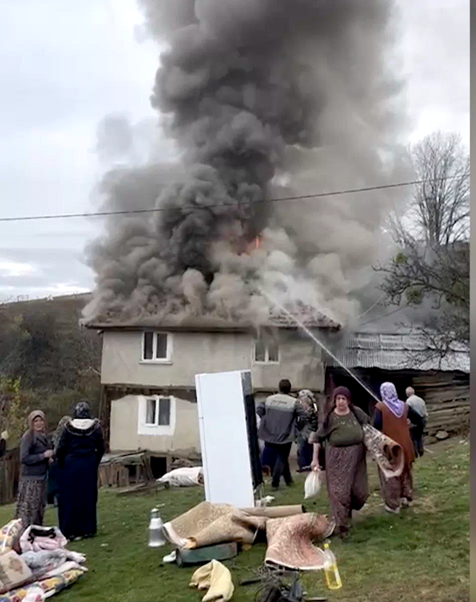 Kastamonu’da çıkan ev yangını söndürüldü