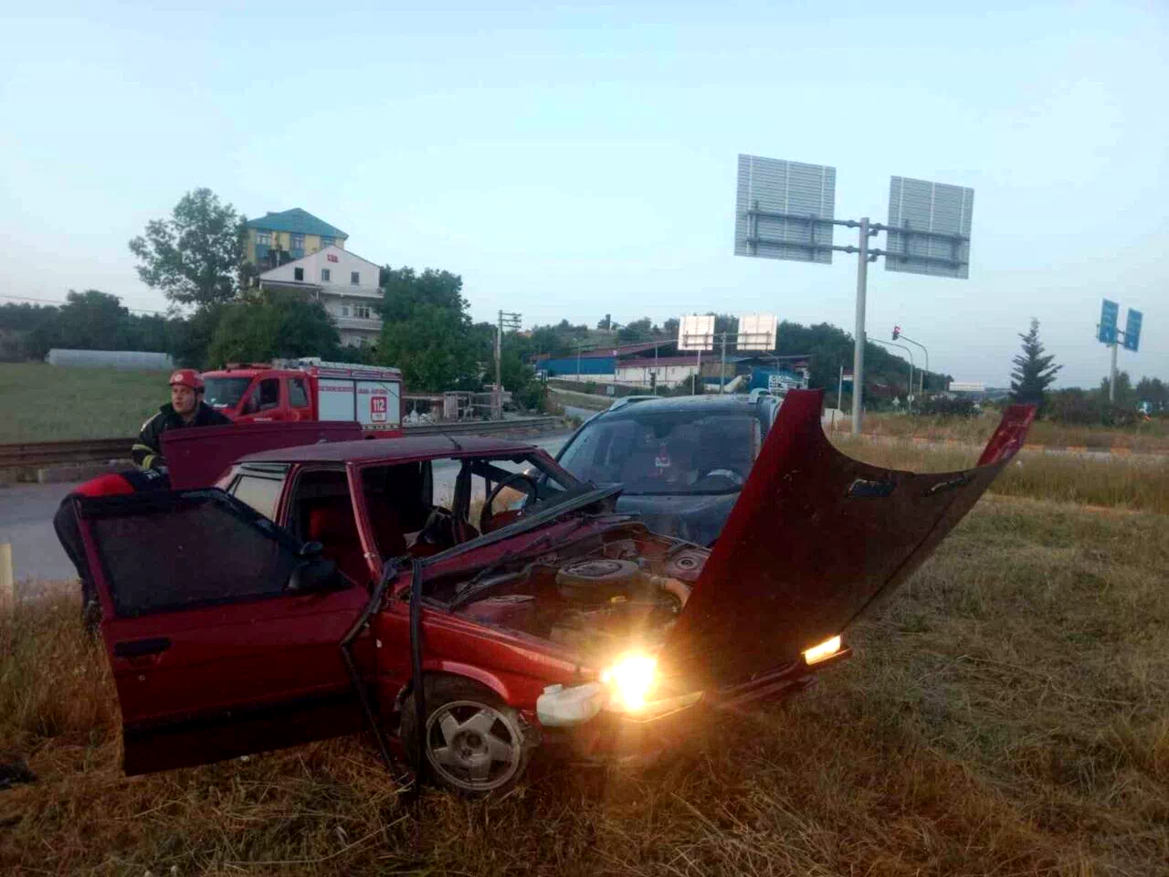 Kastamonu’da iki ayrı trafik kazasında 3 kişi yaralandı