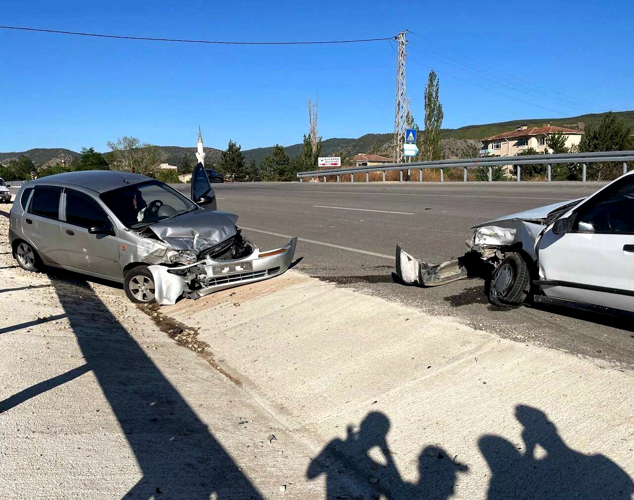 Kastamonu’da iki otomobil çarpıştı: 1 yaralı