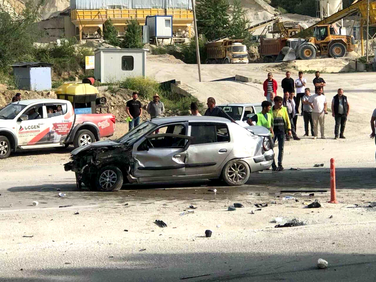 Kastamonu’da iki otomobil çarpıştı: 2 yaralı