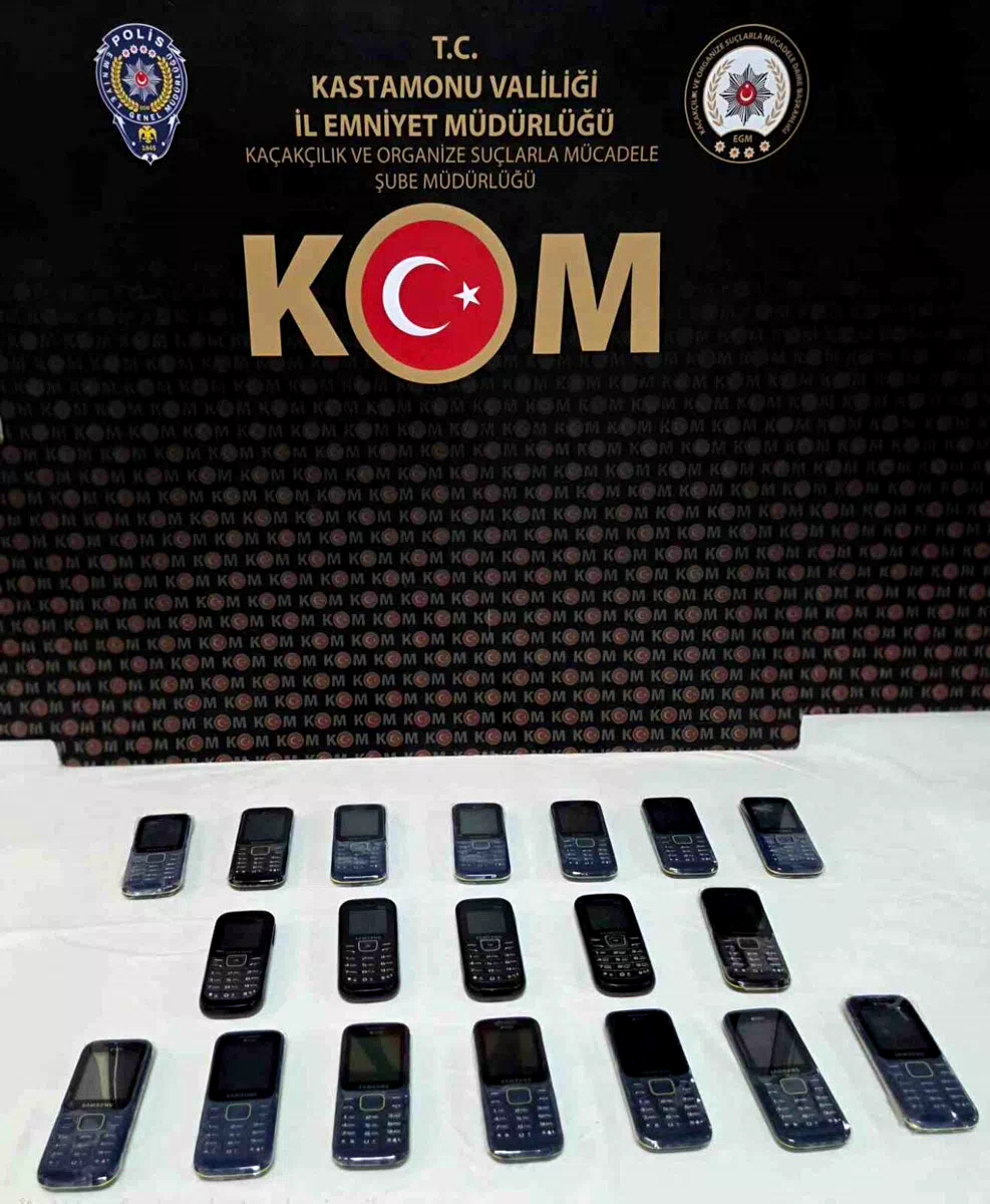 Kastamonu’da kaçak telefon operasyonu: 1 gözaltı